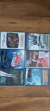 Koncerty dvd Satriani,Marillion,Dżem,Nirvana,Iron Maiden