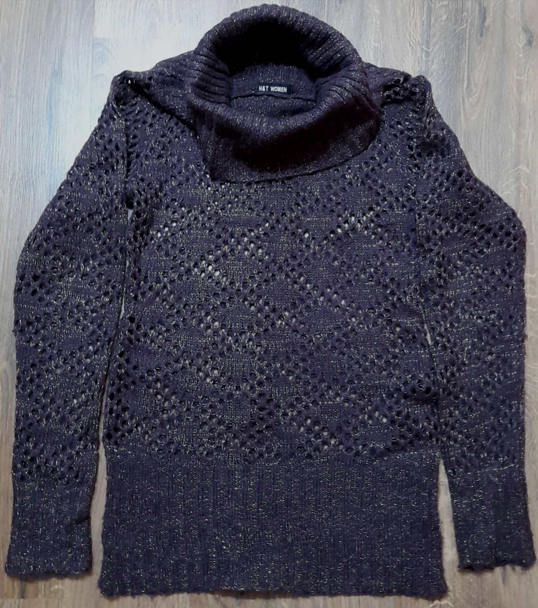 Fioletowy sweter