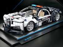 Klocki Bugatti Chiron Policja 1:18 410szt