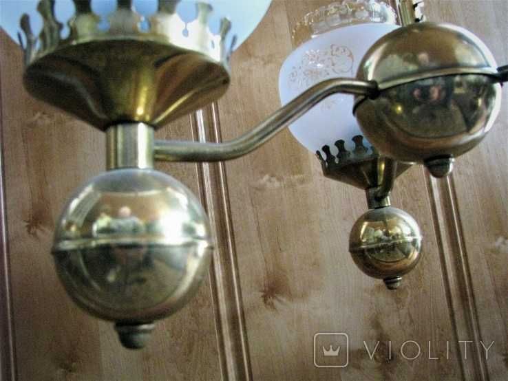 Люстра СССР , бронза. Как новая.