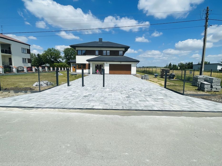 Usługi brukarskie, ogrodzenia, minikoparka