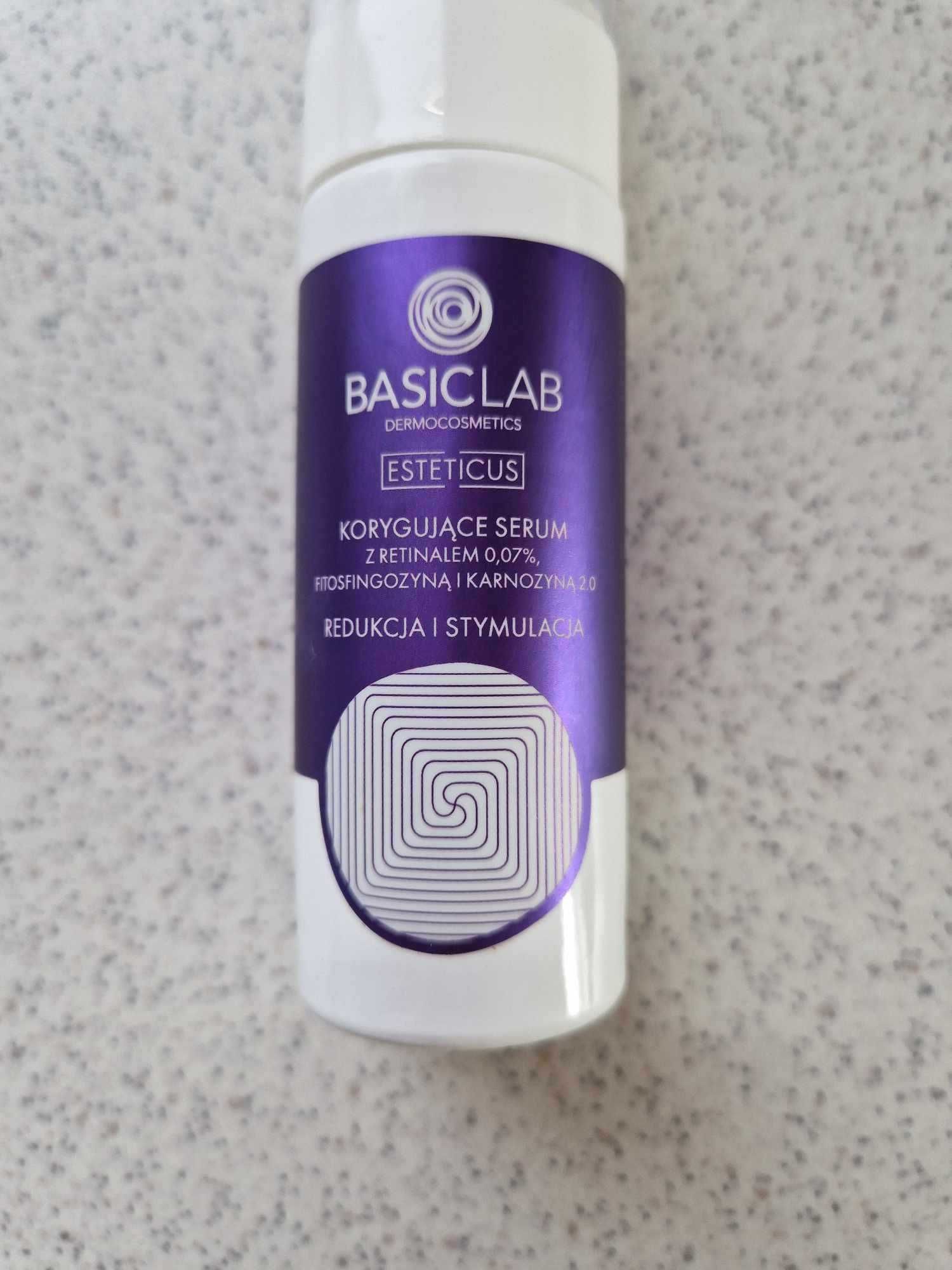 Basiclab retinal korygujące serum z retinalem 0,07% 30ml