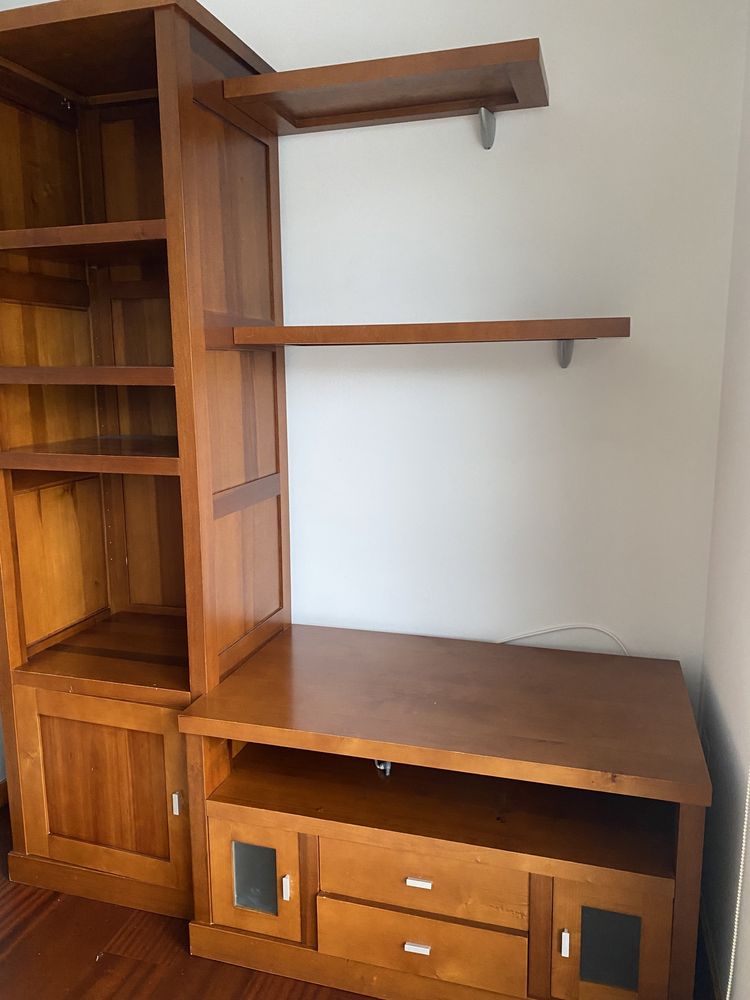 Armario sala de estar, armario de televisao + mesa de sala de estar