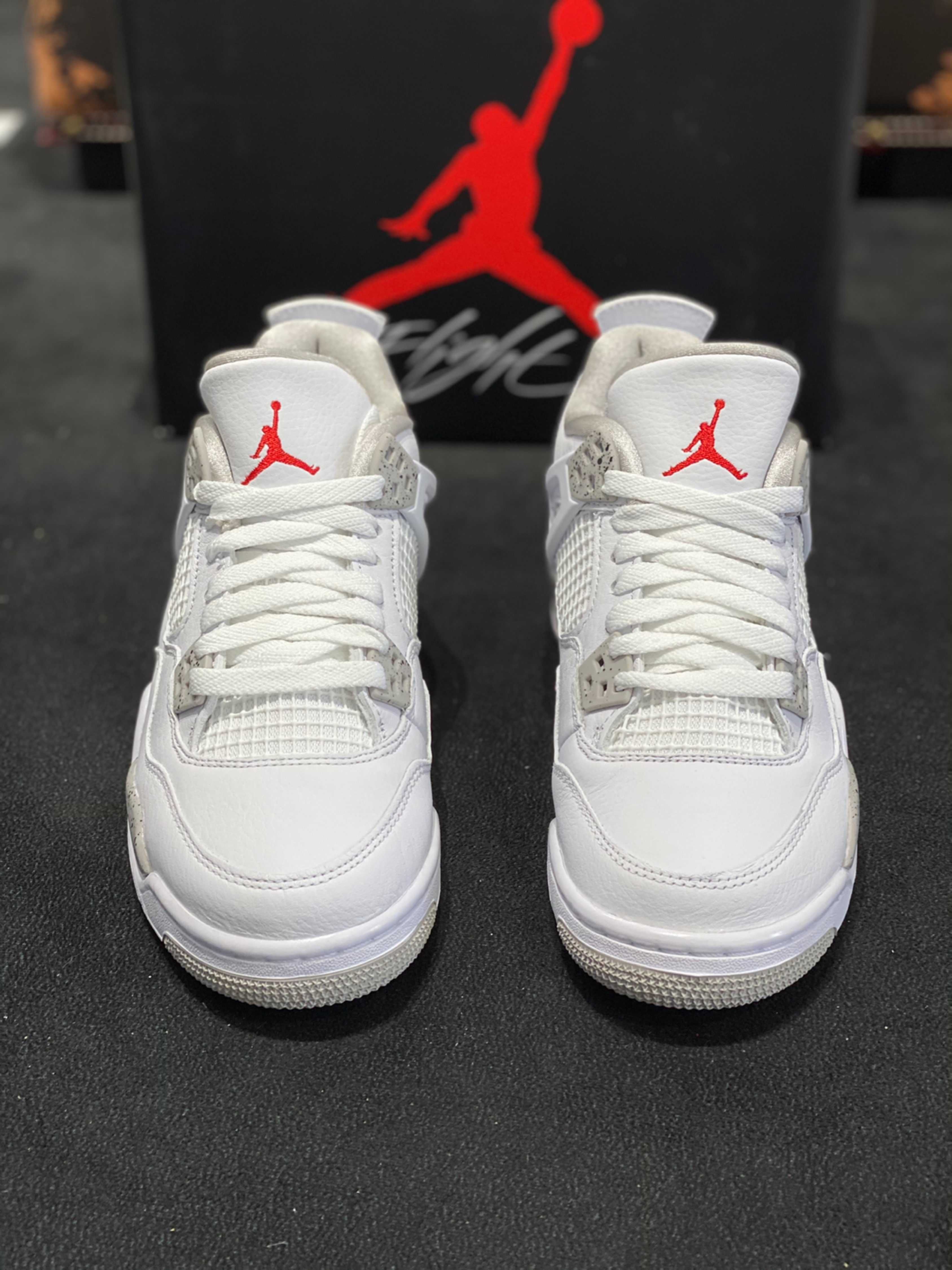 Jordan 4 Retro Białe Oreo Buty codzienne nowe z metką R.42