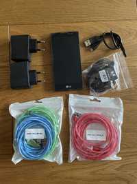 Telefon LG ladowarka kabel USB sluchawki