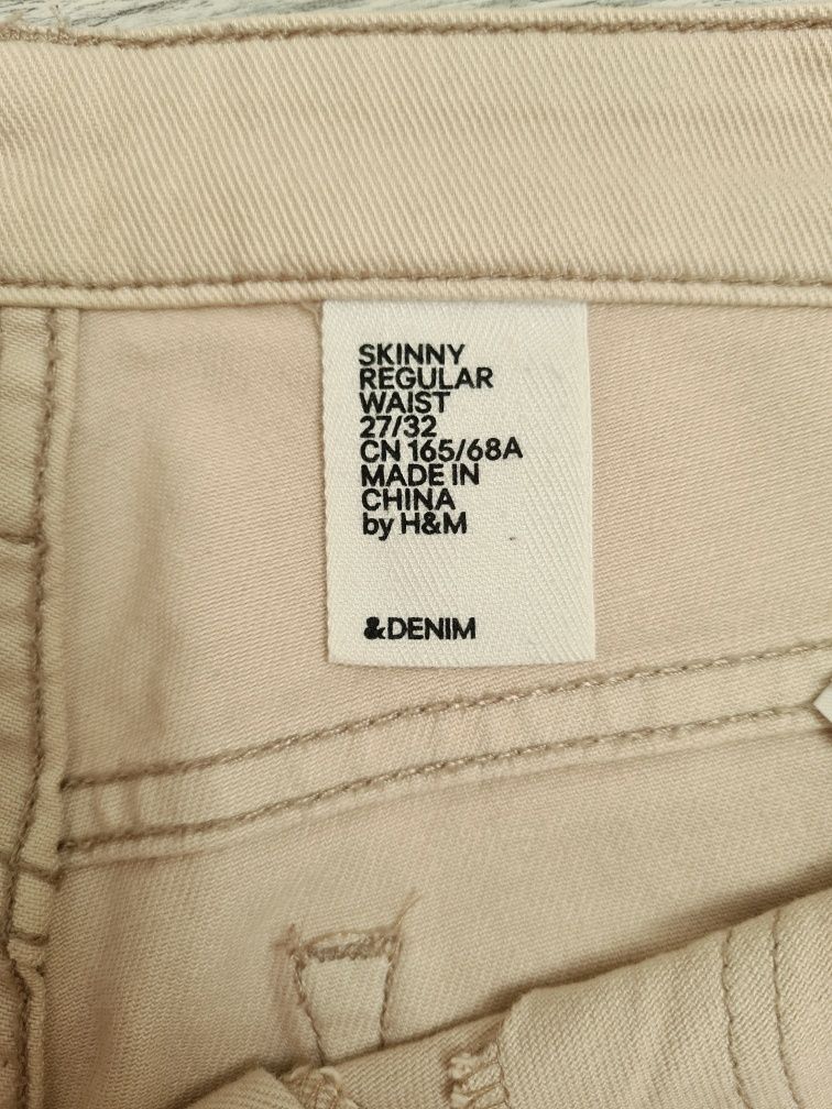 Spodnie z haftem H&M  & Denim 36/38
