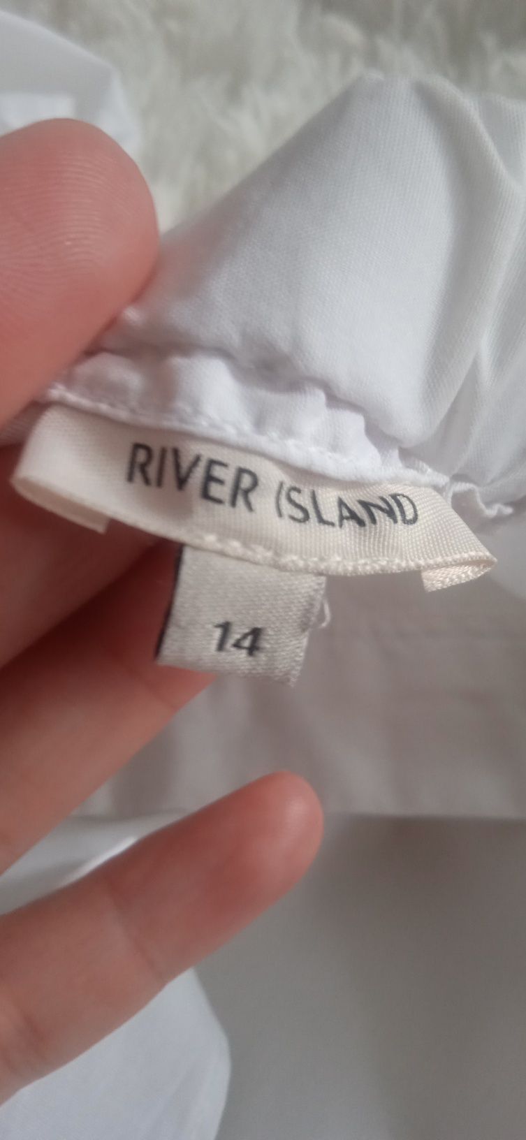 Białka koszula rozmiar 14 hiszpanka Rover Island