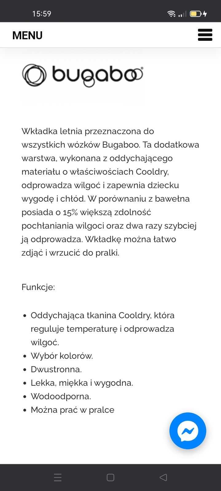 Wkładka do wózka bugaboo