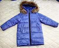 Зимний пуховик, пальтишко, пальто для девочки 140-146 (10-12 лет)