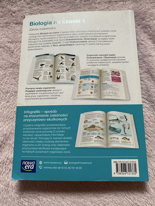 Biologia na czasie 1 zakres rozszerzony (nowa era)