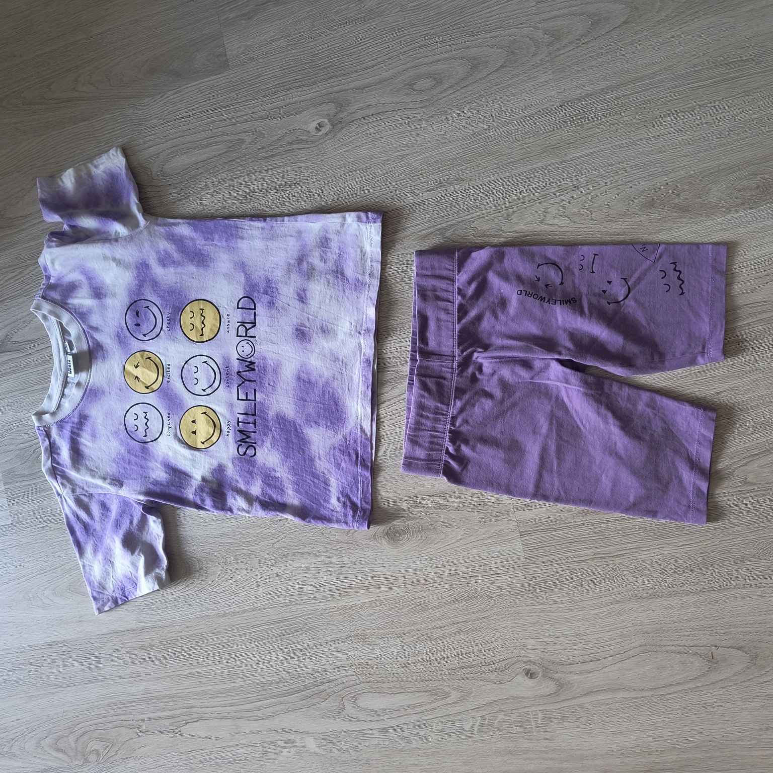 Komplet kolarki z bluzką smiley