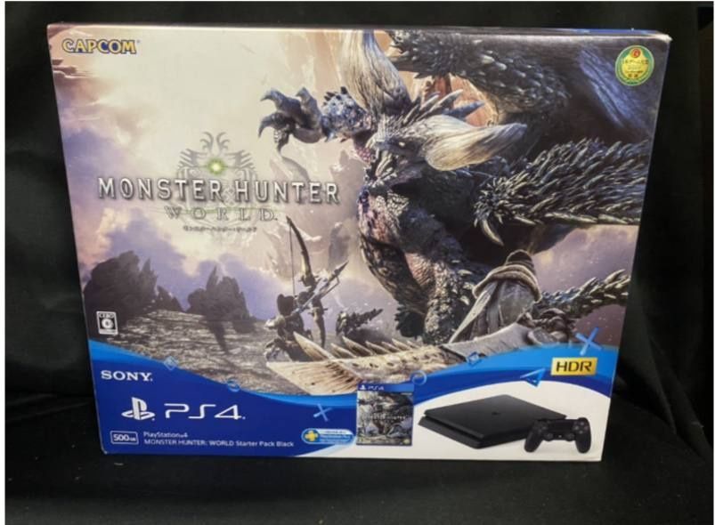 PS4 Slim 500 GB + Monster Hunter  World