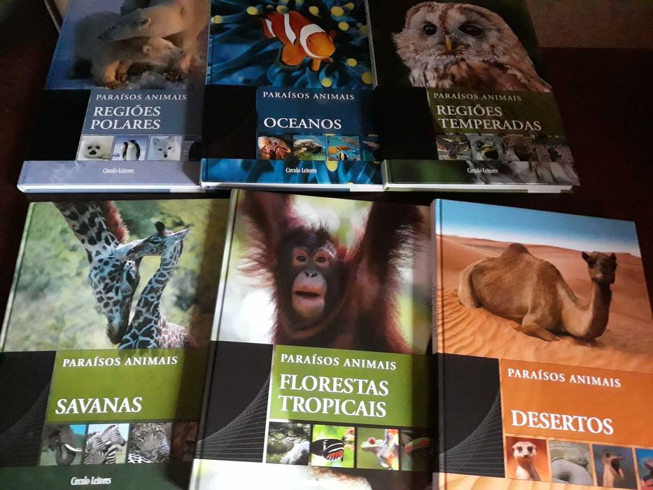 Coleção Livros "Paraísos Animais"