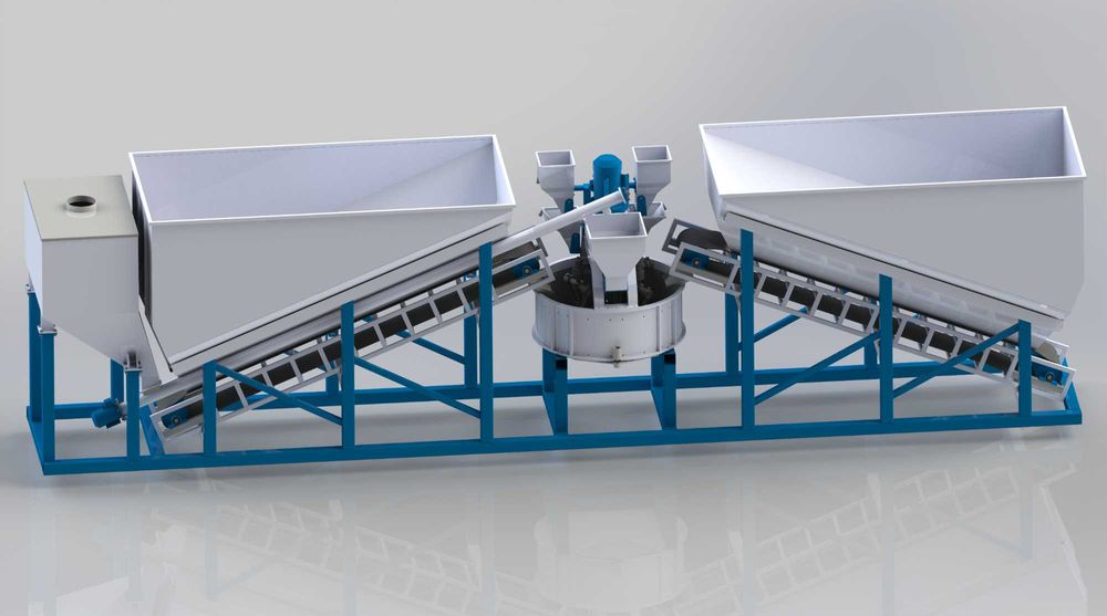 Mobilny kompleks mieszalniczy