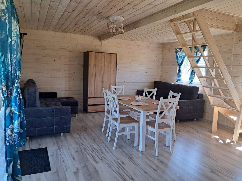 Domek całoroczny nad jeziorem 10 osobowy