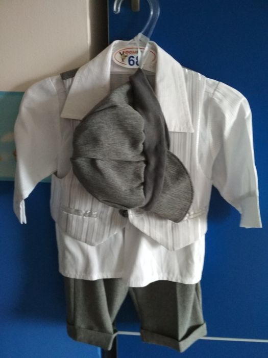 Ubranko do chrztu - cały zestaw, rozmiar 68