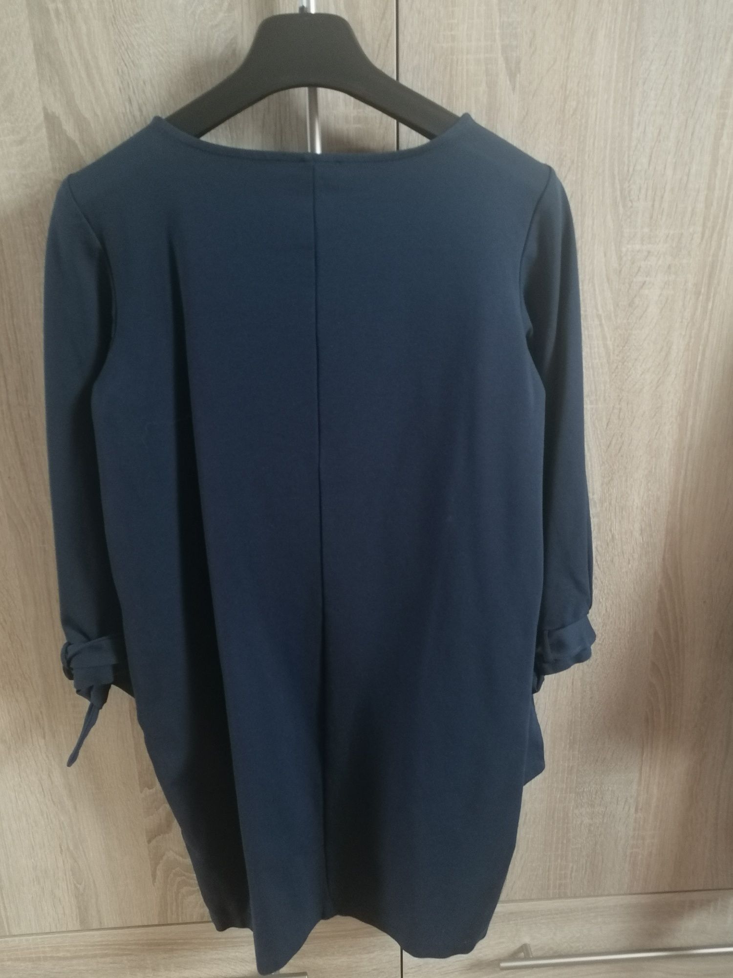 Granatowa sukienka XS