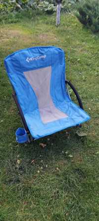 Стілець шезлонг Крісло розкладне KingCamp Beach Chair Blue