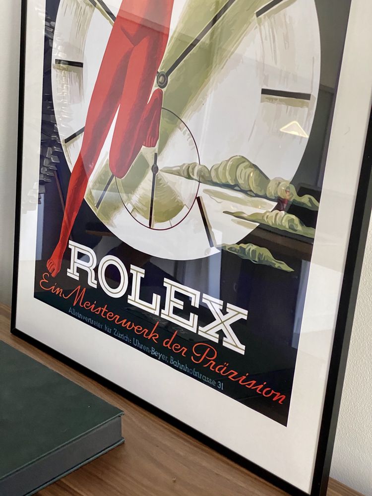 Plakat | Poster | Vinatge | Rolex - Zegarki | Loft | Design | Komplet!