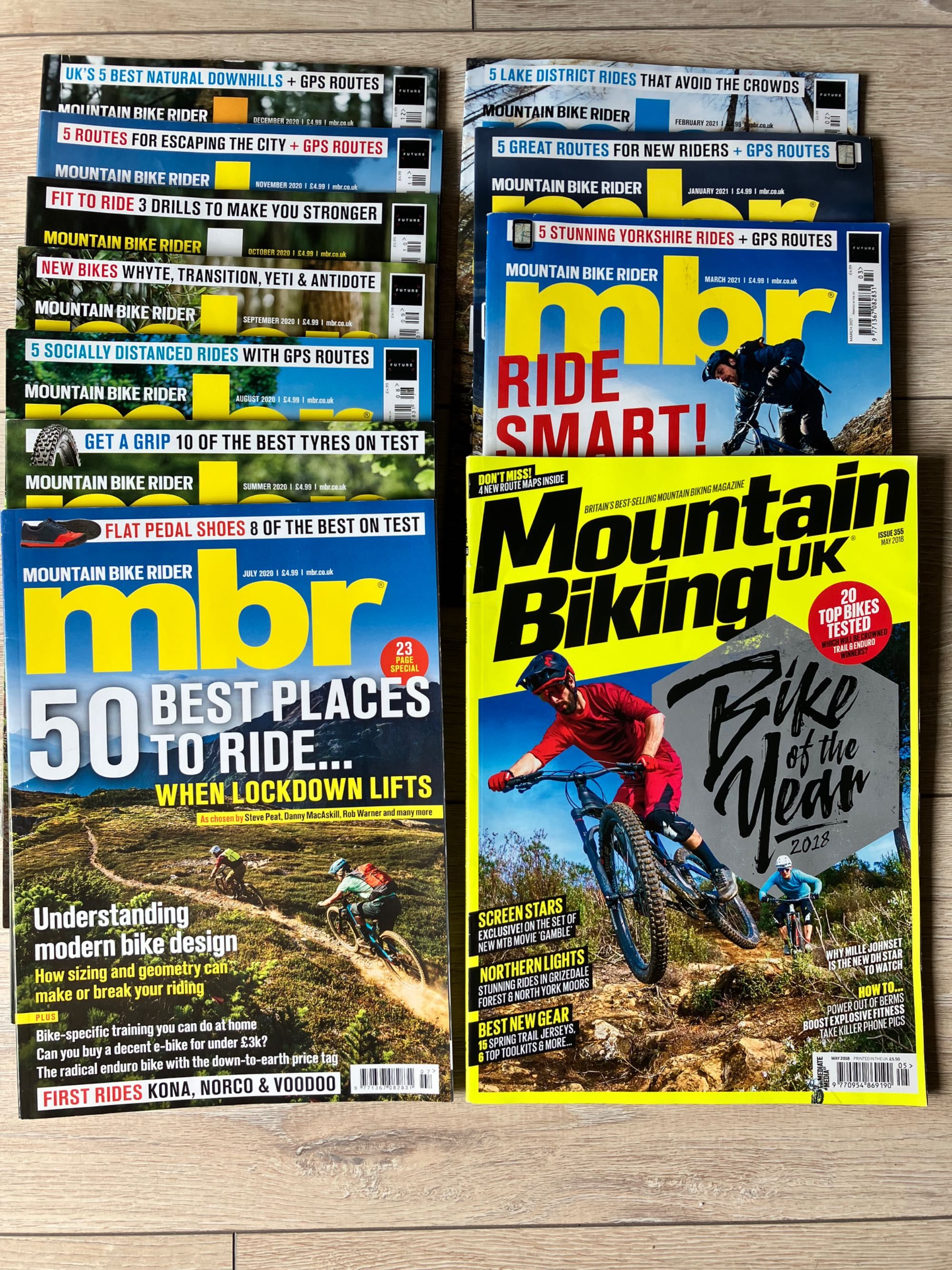 Brytyjskie magazyny rowerowe 2020r -2021r mbr
