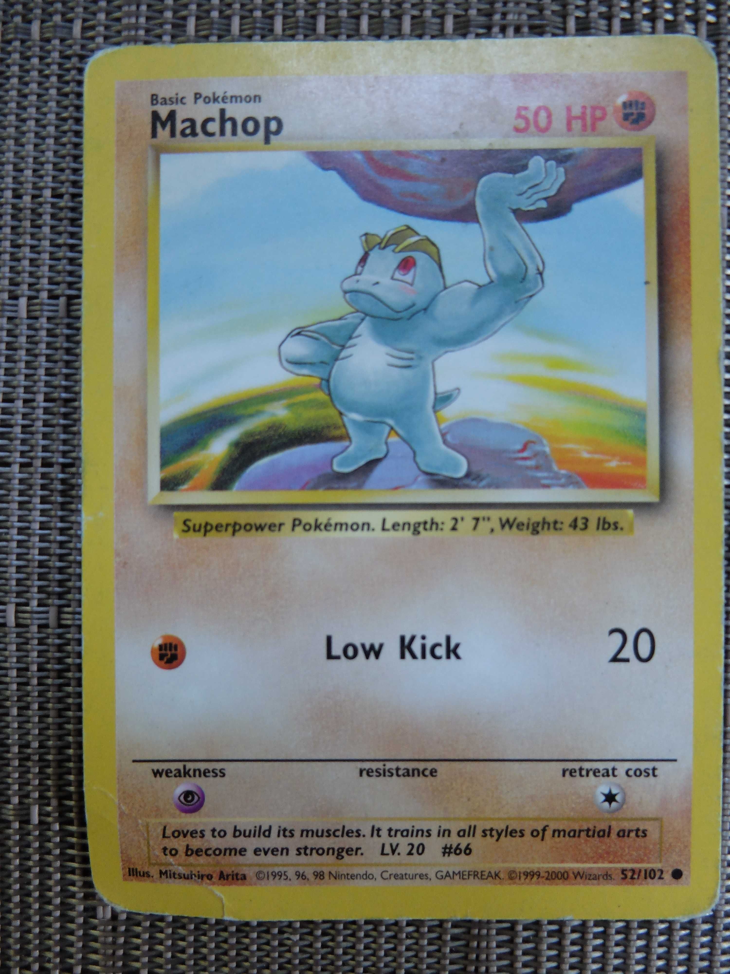 karta Pokemon Machop 52/102