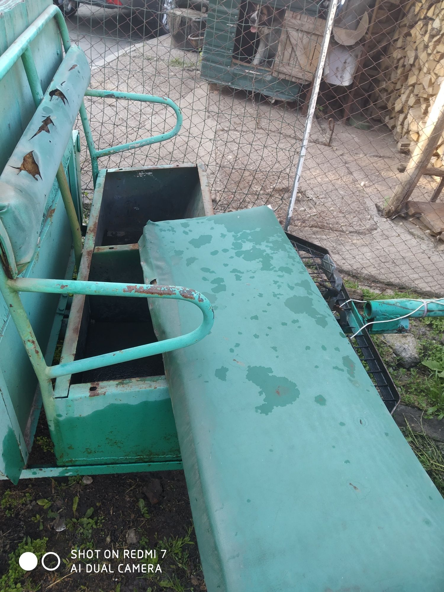 Причіп для мотоблока самоскид