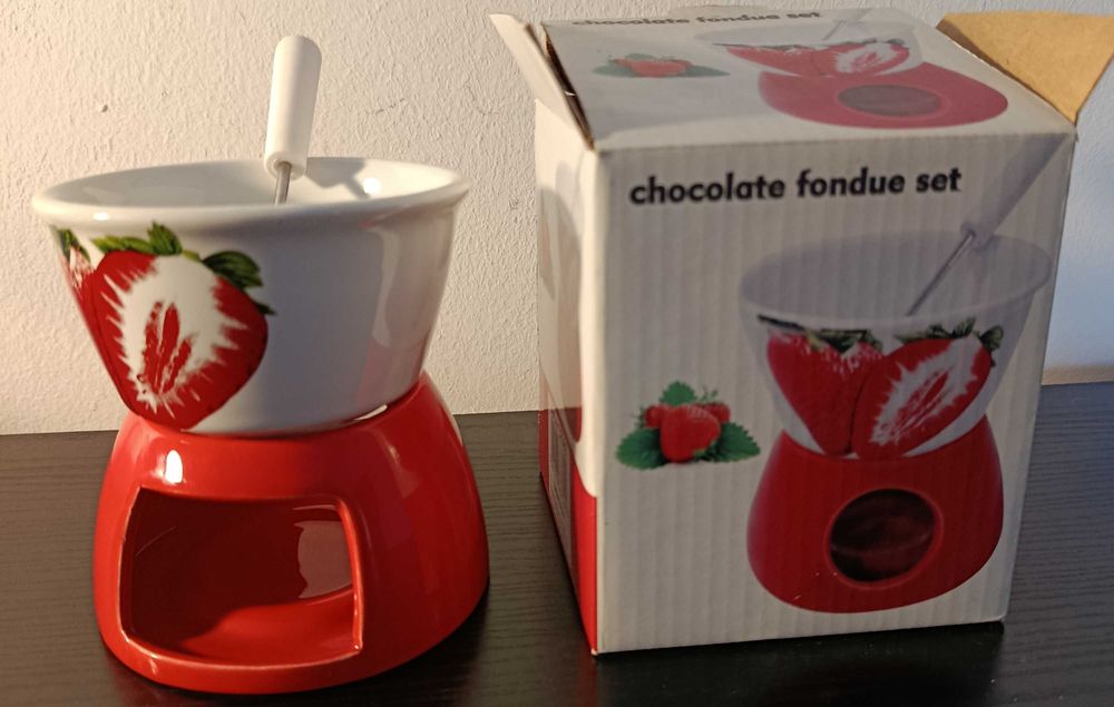 Fondue czekoladowe - mini zestaw - jak nowy