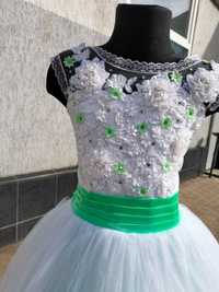 яскрава стильна сукня весна квітка випуск садочок платье сукня 122/128