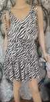 Stone Skirts sukienka na lato zebra