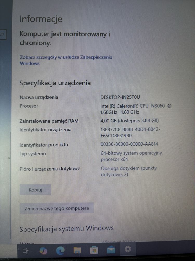 Laptom acer Ram 4