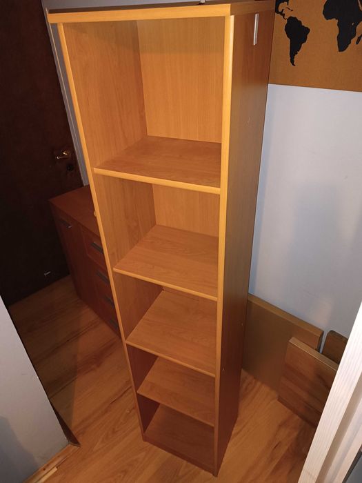 regał otwarty, kolor olchy.