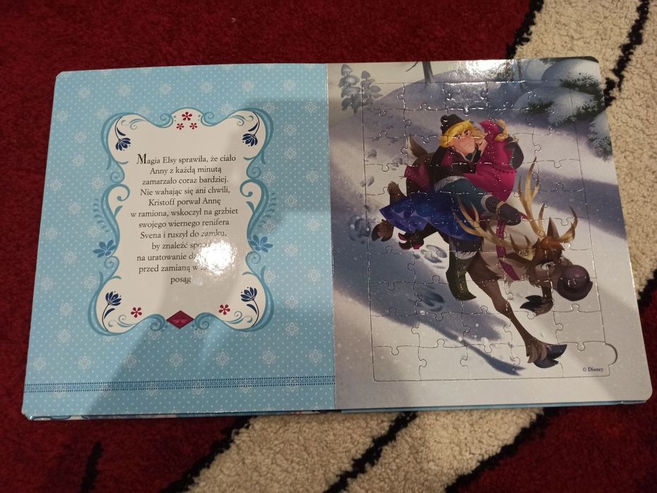 Sprzedam Disney kraina lodu wielkie układanie 50 elementów