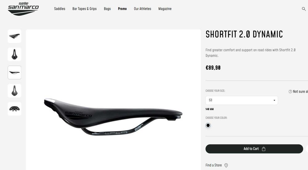 Велосипедное седло Selle San Marco Shortfit Dynamic Open-Fit (Италия)