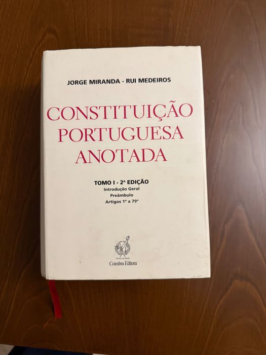 Livro Constituição Portuguesa Anotada