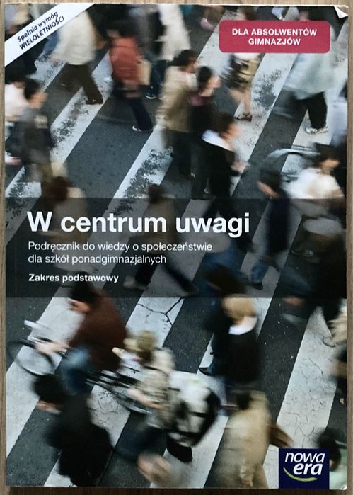 Podręcznik „W centrum uwagi” Nowa Era WOS