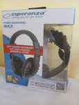 ESPERANZA SŁUCHAWKI audio stereo MAUI czarne EH142K