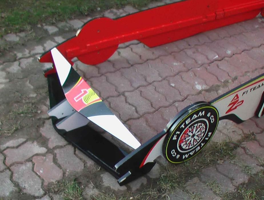 Łóżko samochód FORMUŁA 1 F1 200x90cm