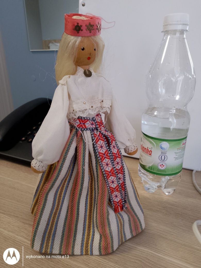 lalka drewna kukla regionalna chobbyby