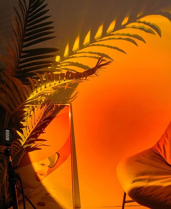 Lampka Projektor Gy Zachód Słońca Sunset Wi-Fi Rgb