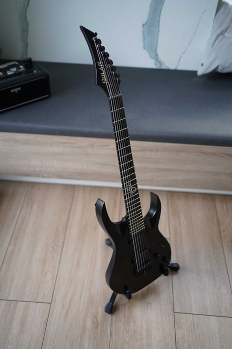 Gitara Elektryczna Solar A2.7C czarny mat, 7 strunowa