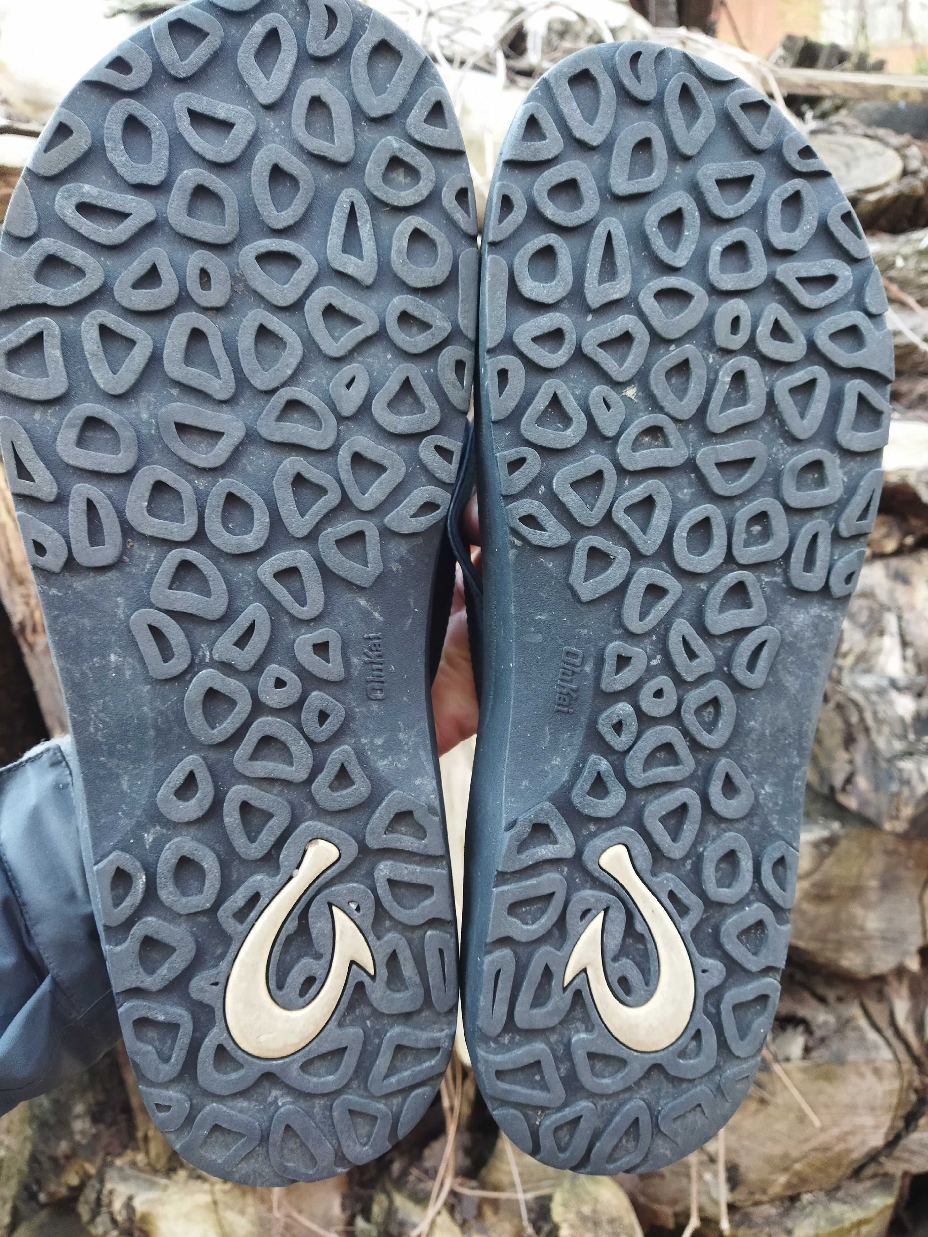 34 см - премиальные вьетнамки Olukai пляжные шлёпанцы сланцы шлёпки
