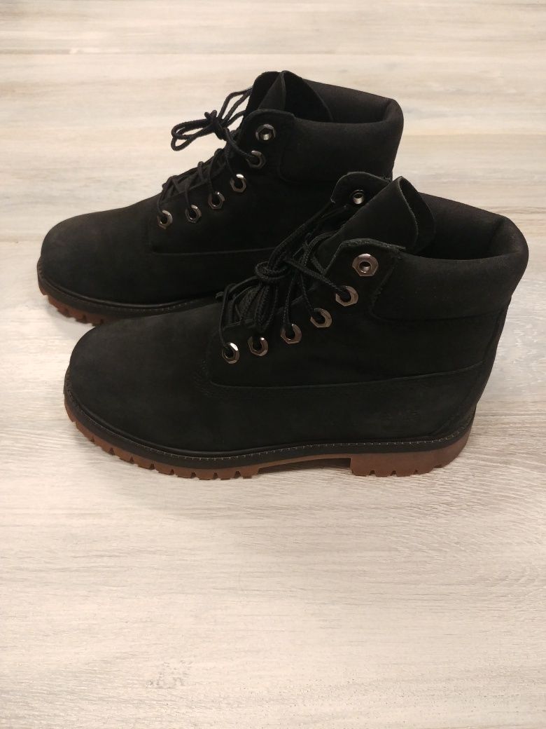 Czarne Buty Timberland 6 IN PREMIUM WP BOOT trapery glany zimowe