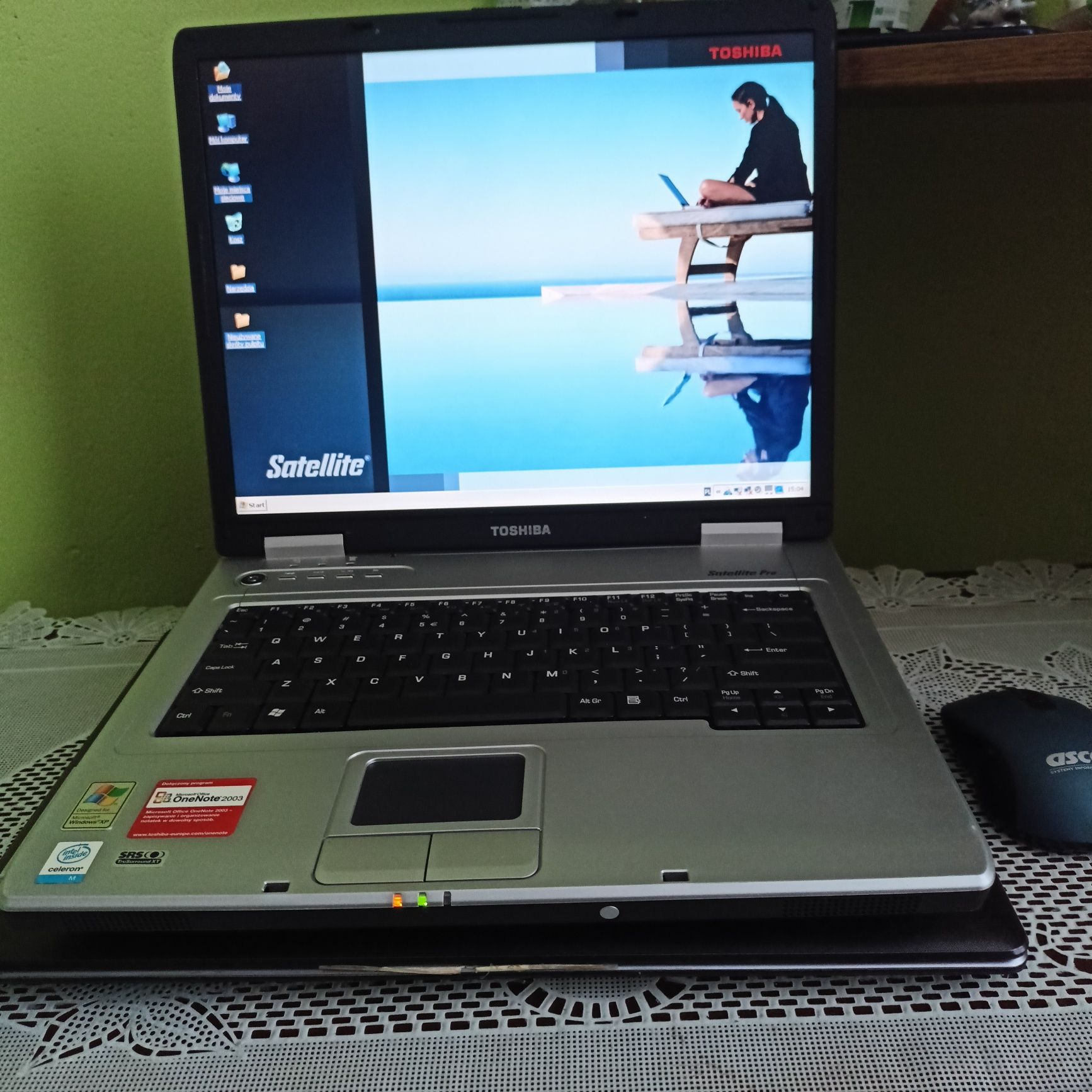 Laptop TOSHIBA i ruter tp link