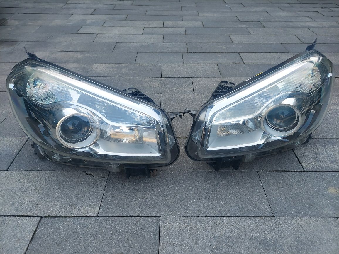 Reflektor lampa przód prawa lewa /europejska/ Nissan qashqai j10 lift