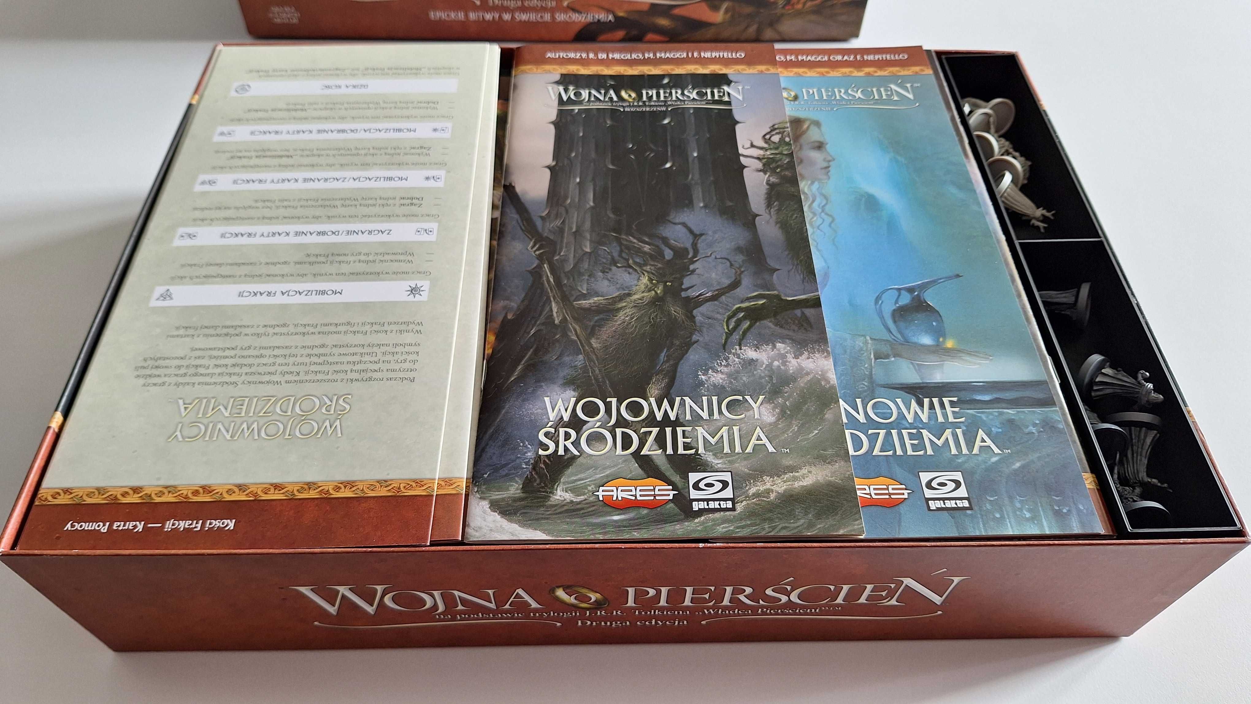 Wojna o pierścień insert pasujący do gry planszowej podstawa + dodatki