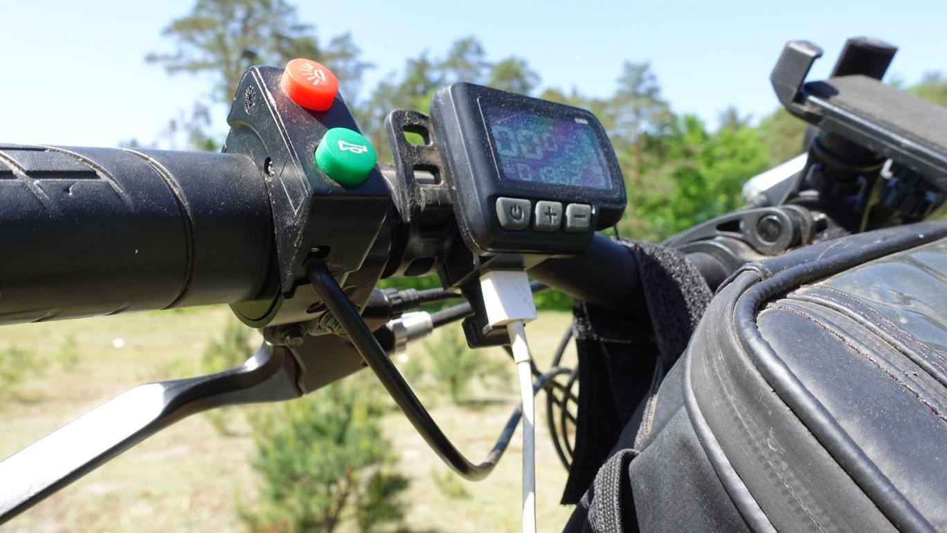 Rower elektryczny 500W!  terenowy składak [SZEROKIE OPONY 20"]