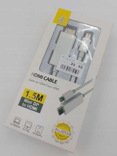 Kabel Mini DP do HDMI Macbook do Telewizora / Nowy! /Lombard Sosnowiec