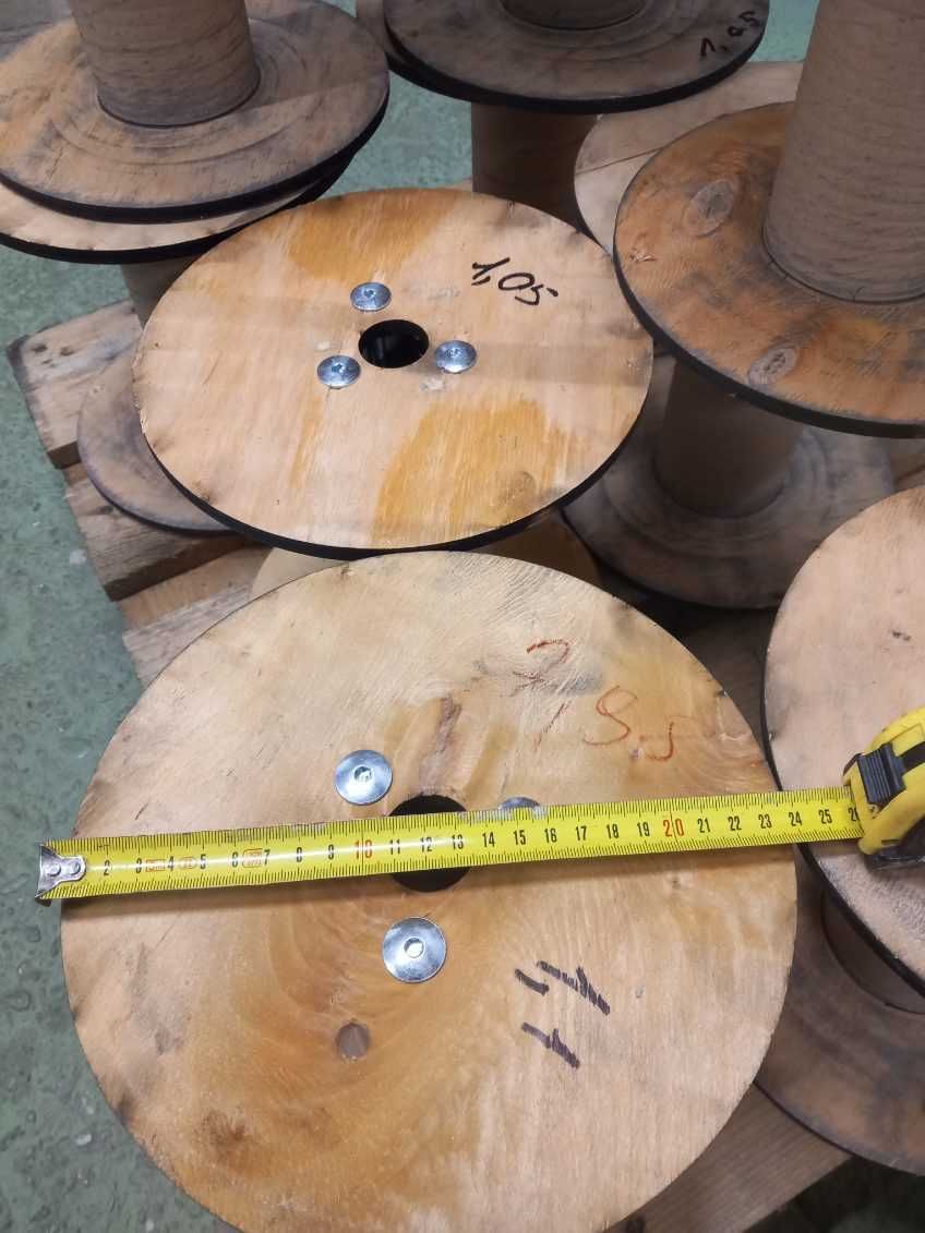 Szpule drewniano kartonowe
