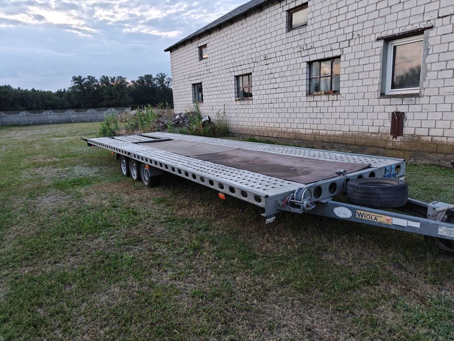 Laweta trzyosiowa na 2 samochody VIOLA