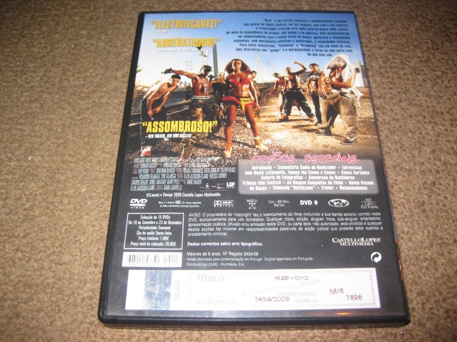 DVD "Rize" Impecável